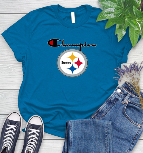 NFL Football Pittsburgh Steelers Champion Shirt Women's T-Shirt 5