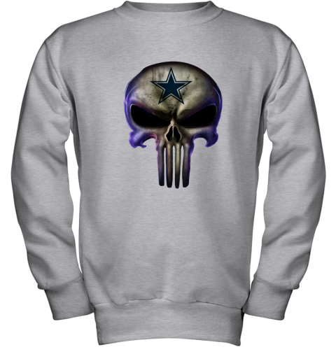 Dallas Cowboys The Punisher Mashup Football Youth Sweatshirt