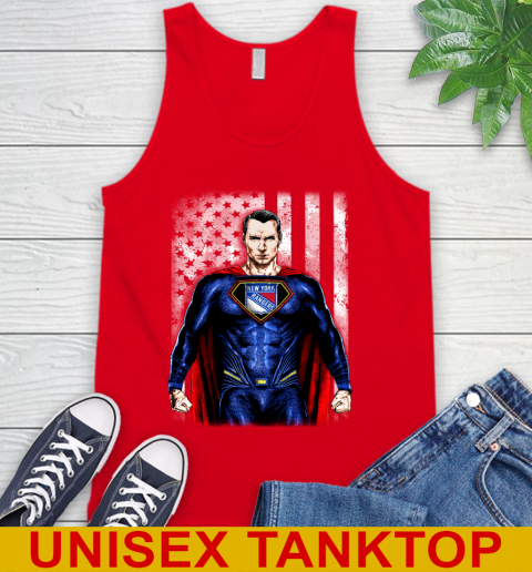 NHL Hockey New York Rangers Superman DC Shirt Tank Top 6 NHL Hockey New York Rangers Superman DC Shirt Tank Top - Image 6