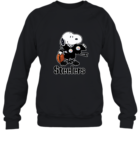 Snoopy A Strong And Proud Pittsburgh Steelers Player NFL Sweatshirt
