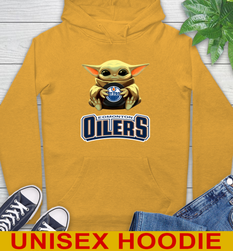 NHL Hockey Edmonton Oilers Star Wars Baby Yoda Shirt 15
