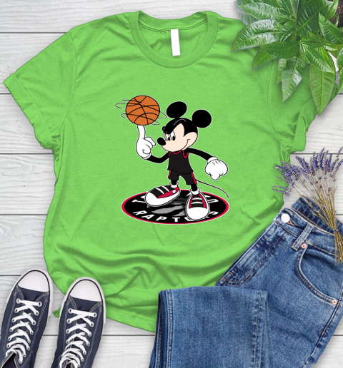NBA Basketball Toronto Raptors Cheerful Mickey Disney Shirt not broken the mould Women's T-Shirt 10