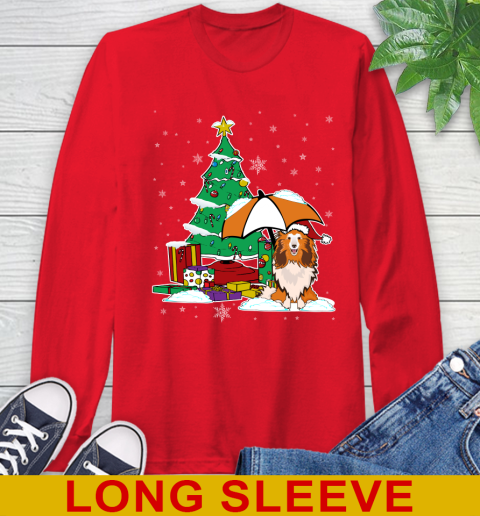Sheltie Christmas Dog Lovers Shirts 66
