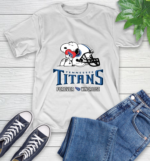 NFL The Peanuts Movie Snoopy Forever Win Or Lose Football Tennessee Titans