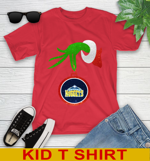 Denver Nuggets Grinch Merry Christmas NBA Basketball Youth T-Shirt 10