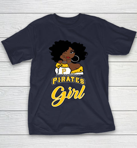 Pittsburgh Piratess Girl MLB Youth T-Shirt 4