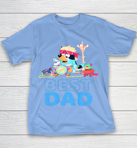 Bluey Best Dad Matching Family For Lover Youth T-Shirt 8