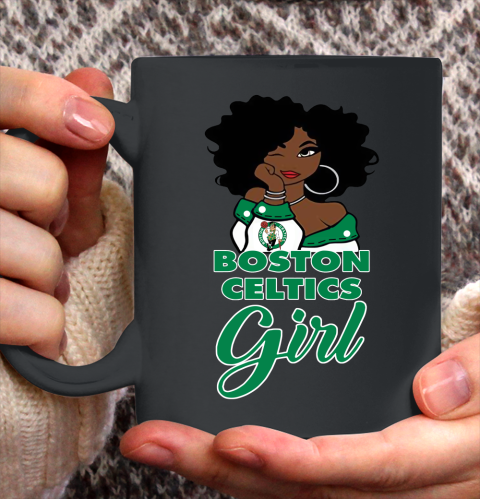 Boston Celtics Girl NBA Ceramic Mug 11oz 3