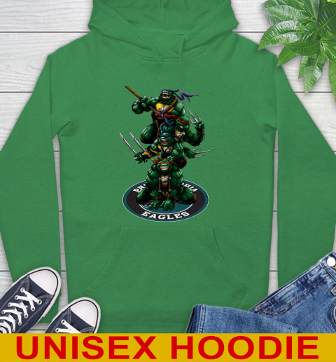 NFL Football Philadelphia Eagles Teenage Mutant Ninja Turtles Shirt Hoodie 8