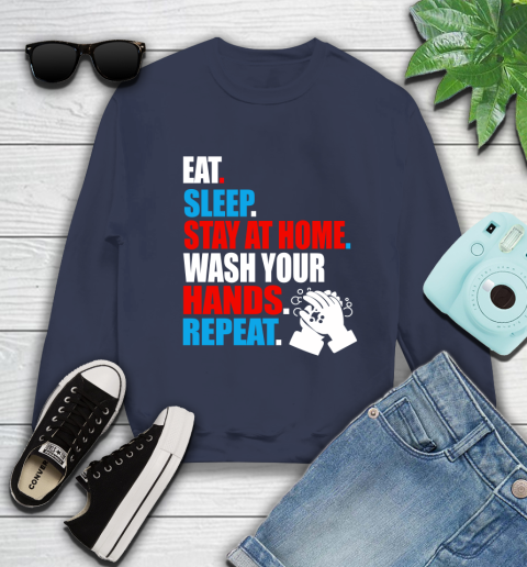 Coronavirus Shirt  Eat Sleep Stay At Home Wash Your Hands Repeat Shirt 26