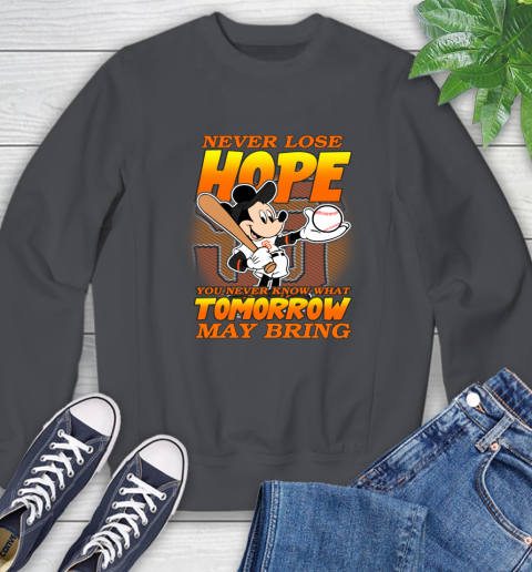 San Francisco Giants MLB Baseball Mickey Disney Never Lose Hope Sweatshirt 6