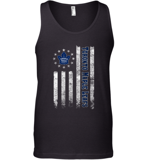 NHL American Flag Hockey Sports Toronto Maple Leafs Tank Top