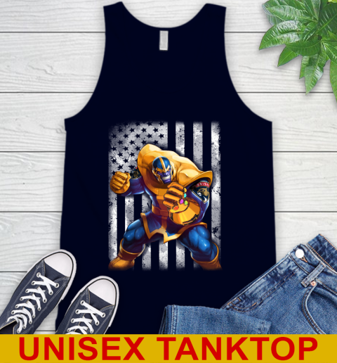 NHL Hockey Florida Panthers Thanos Marvel American Flag Shirt Tank Top - Image 3