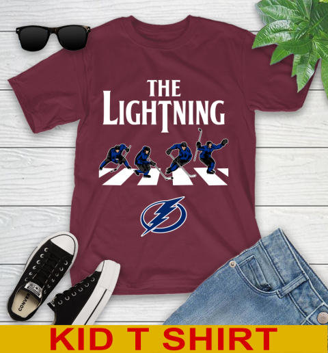 NHL Hockey Tampa Bay Lightning The Beatles Rock Band Shirt Youth T-Shirt 5