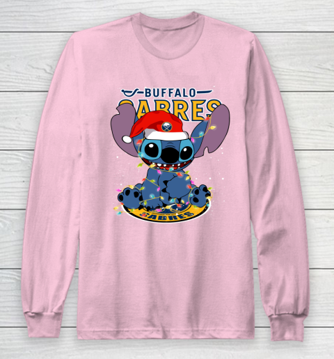 Buffalo Sabres NHL Hockey noel stitch Christmas Long Sleeve T-Shirt 6