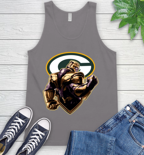 NFL Thanos Avengers Endgame Football Sports Green Bay Packers Tank Top 7