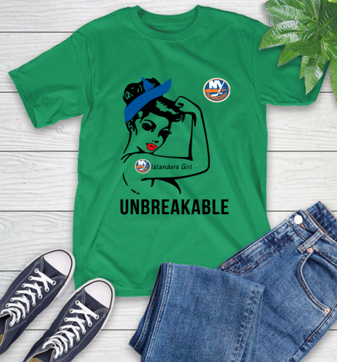 NHL New York Islanders Girl Unbreakable Hockey Sports T-Shirt 5