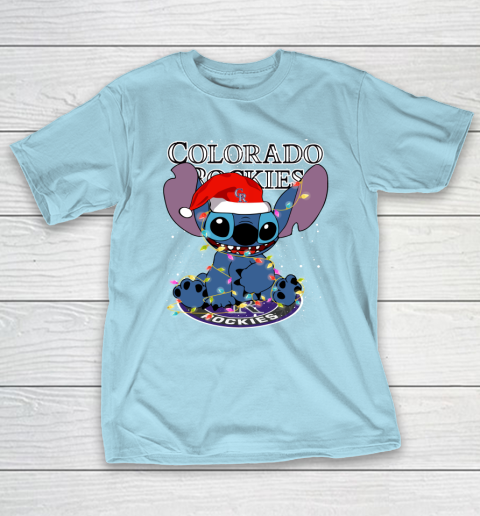 Colorado Rockies MLB noel stitch Baseball Christmas T-Shirt 10