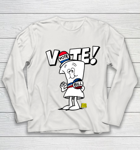 Schoolhouse Rock Vote with Bill Youth Long Sleeve 8