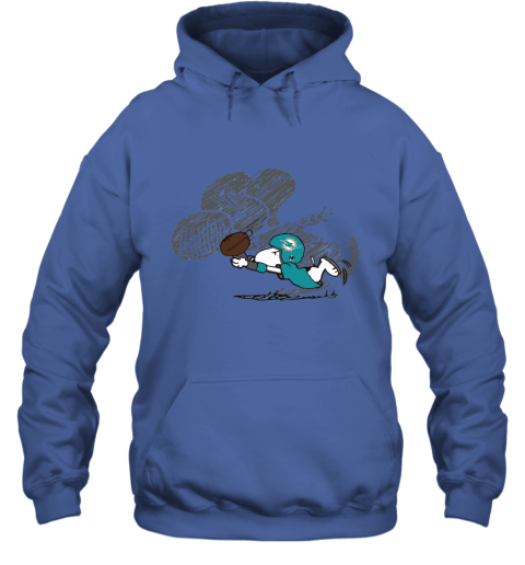 Miami Dolphins Snoopy Plays The Football Game Hoodie