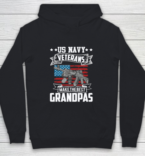 Veteran Shirt Us Navy Veterans Make the Best Grandpas Youth Hoodie