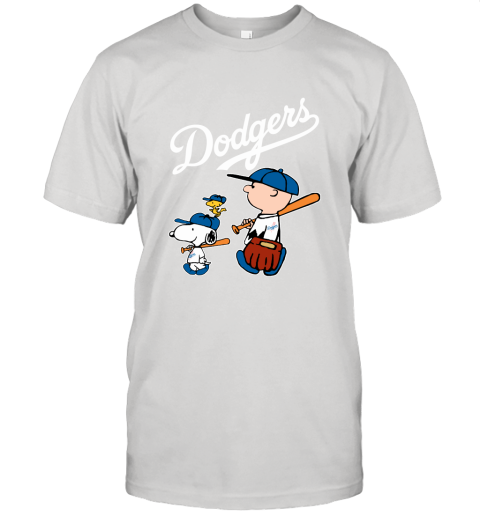 Los Angeles Dodgers Let's Play Baseball Together Snoopy MLB Shirt