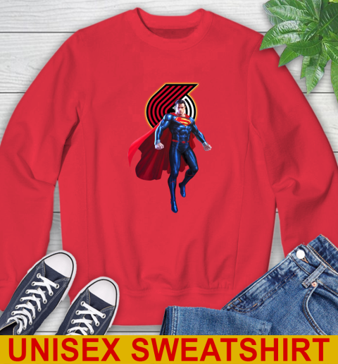 NBA Awesome Superman Basketball Sports Portland Trail Blazers 34