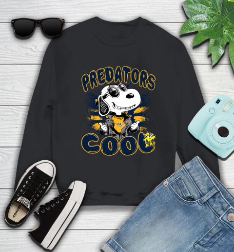 NHL Hockey Nashville Predators Cool Snoopy Shirt Sweatshirt