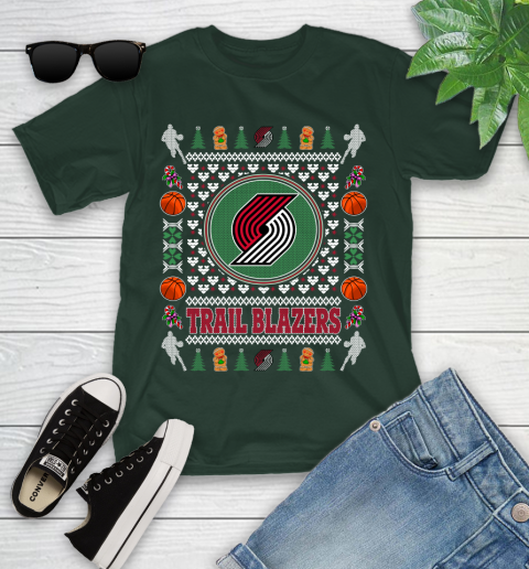 Portland Trail Blazers Merry Christmas NBA Basketball Loyal Fan Ugly Shirt 104