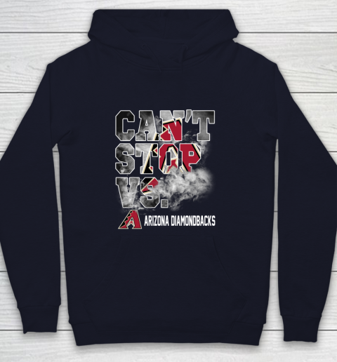 MLB Arizona Diamondbacks Baseball Can't Stop Vs Arizona Diamondbacks Youth Hoodie 2