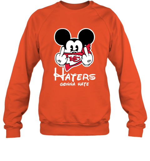 Kansas City Chiefs Mickey Mouse Haters gonna hate shirt, hoodie