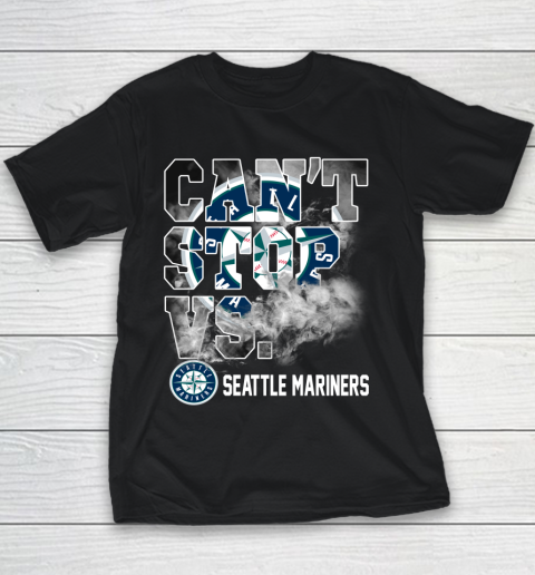 MLB Seattle Mariners Baseball Can't Stop Vs Mariners Youth T-Shirt