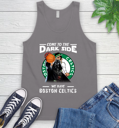 NBA Come To The Dark Side We Have Boston Celtics Star Wars Darth Vader Basketball Tank Top 6