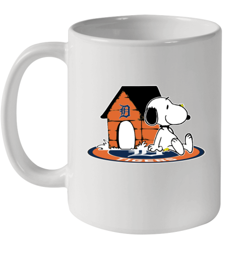 MLB Baseball Detroit Tigers Snoopy The Peanuts Movie Shirt Ceramic Mug 11oz