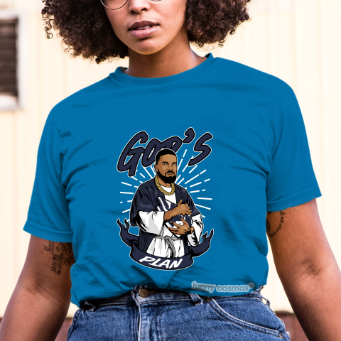 Air Jordan 1 Midnight Navy Matching Sneaker Tshirt Frake God's Plan Navy and White Jordan Tshirt