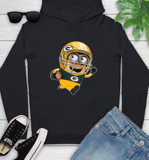 NFL Green Bay Packers Minions Disney Football Sports Youth Hoodie 2