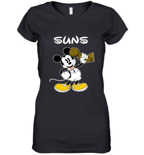 Mickey Phoenix Suns Women's V-Neck T-Shirt