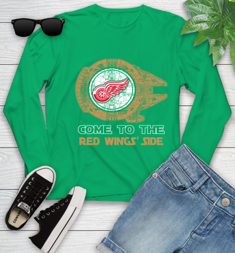 NHL Come To The Detroit Red Wings Wars Hockey Sports Youth Long Sleeve 7