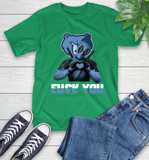 NBA Memphis Grizzlies Deadpool Love You Fuck You Basketball Sports T-Shirt 7