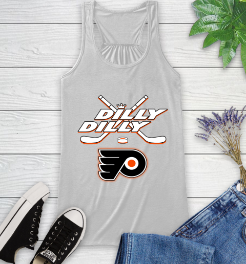 NHL Philadelphia Flyers Dilly Dilly Hockey Sports Racerback Tank