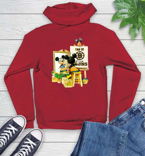 NHL Hockey Boston Bruins Mickey Drawing Shirt 132