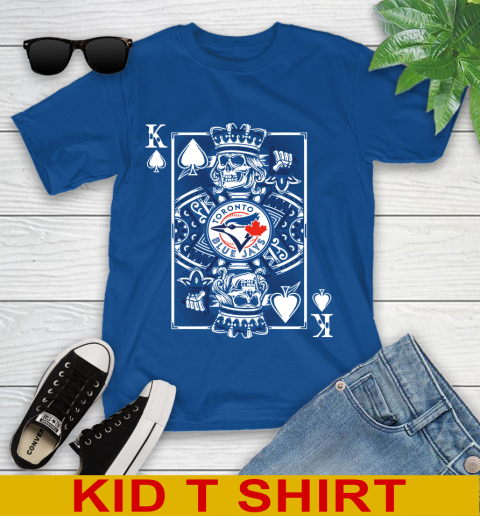 Toronto Blue Jays MLB Baseball The King Of Spades Death Cards Shirt Youth T-Shirt 10