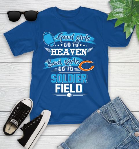Chicago Bears NFL Bad Girls Go To Soldier Field Shirt Youth T-Shirt 12