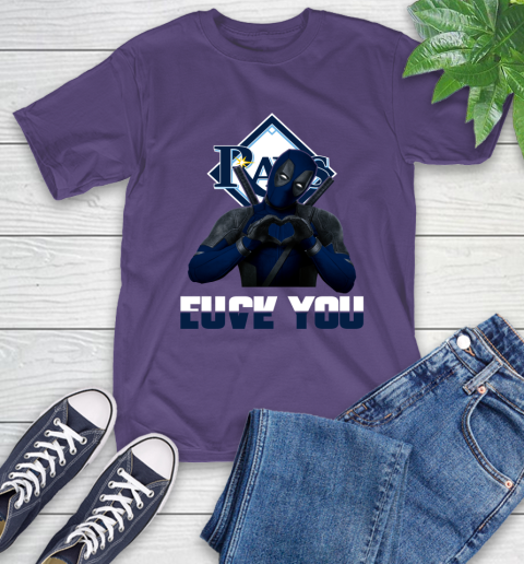 MLB Tampa Bay Rays Deadpool Love You Fuck You Baseball Sports T-Shirt 5