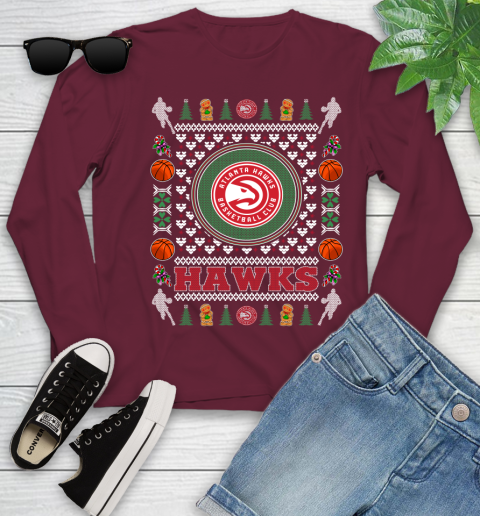 Atlanta Hawks Merry Christmas NBA Basketball Loyal Fan Ugly Shirt 129
