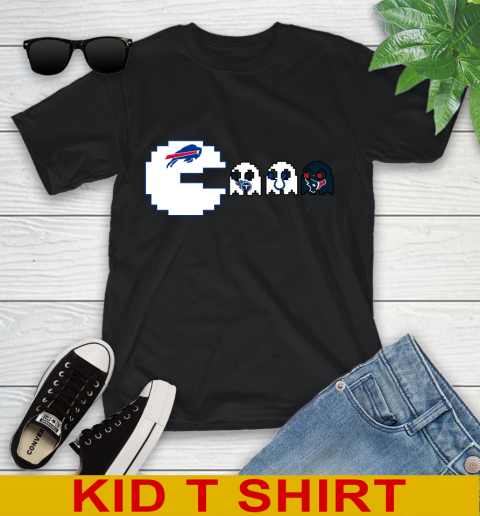 Buffalo Bills NFL Football Pac Man Champion Youth T-Shirt 2