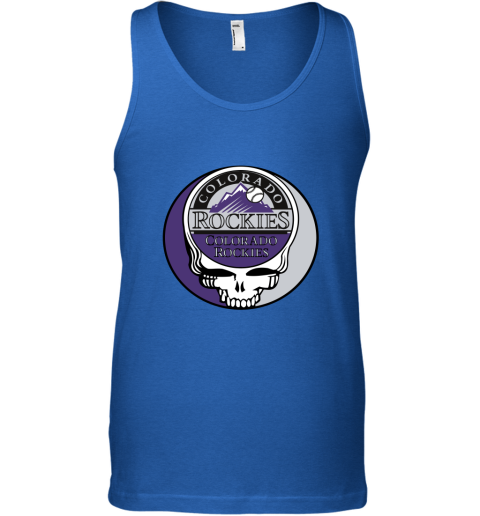 Colorado Rockies The Grateful Dead Baseball MLB Mashup Tank Top