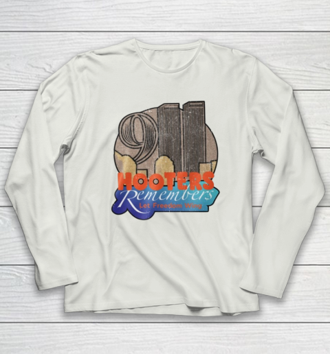 Hooters 9 11 Shirt 911 Hooters Remembers Let Freedom Wing Long Sleeve T-Shirt 7