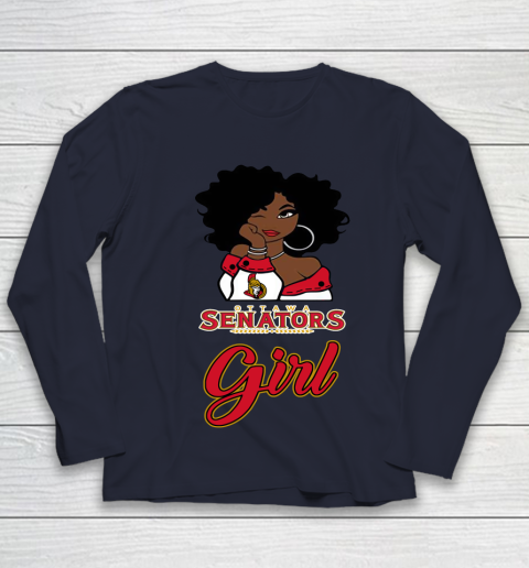 Ottawa Senators Girl NHL Youth Long Sleeve 3