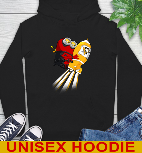 NHL Hockey Pittsburgh Penguins Deadpool Minion Marvel Shirt Hoodie
